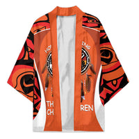 Personalized Orange Day Canada Kimono Honouring The Children Haida Pattern - Wonder Print Shop