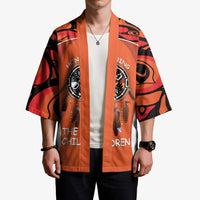 Personalized Orange Day Canada Kimono Honouring The Children Haida Pattern - Wonder Print Shop