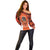 Personalized Orange Day Canada Off Shoulder Sweater Honouring The Children Haida Pattern - Wonder Print Shop