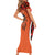 Personalized Orange Day Canada Short Sleeve Bodycon Dress Honouring The Children Haida Pattern - Wonder Print Shop