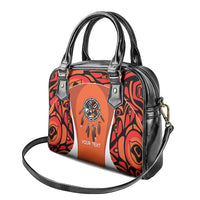Personalized Orange Day Canada Shoulder Handbag Honouring The Children Haida Pattern - Wonder Print Shop