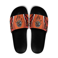 Personalized Orange Day Canada Slide Sandals Honouring The Children Haida Pattern - Wonder Print Shop
