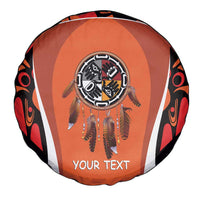 Personalized Orange Day Canada Spare Tire Cover Honouring The Children Haida Pattern - Wonder Print Shop