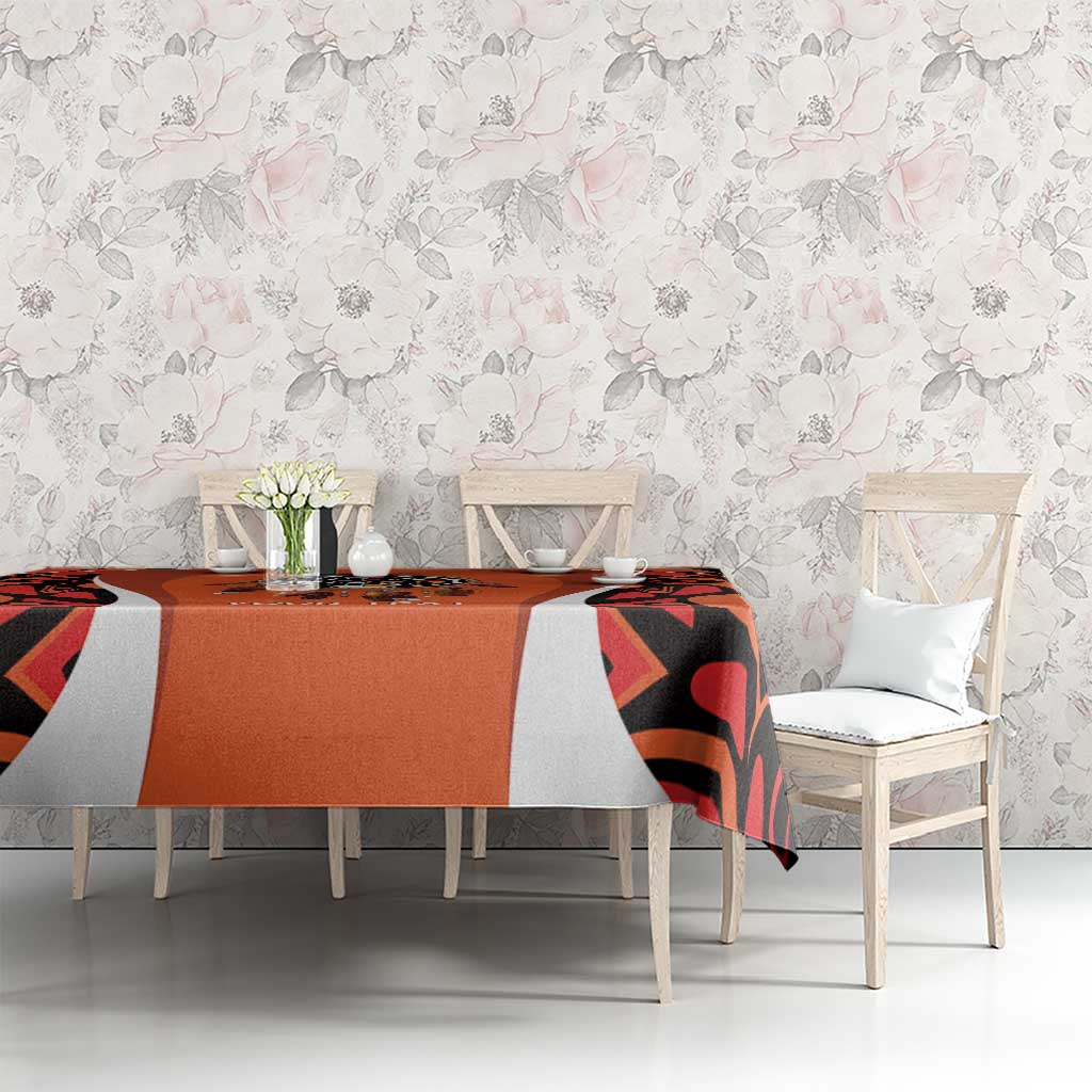 Personalized Orange Day Canada Tablecloth Honouring The Children Haida Pattern - Wonder Print Shop