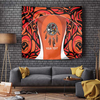 Personalized Orange Day Canada Tapestry Honouring The Children Haida Pattern - Wonder Print Shop