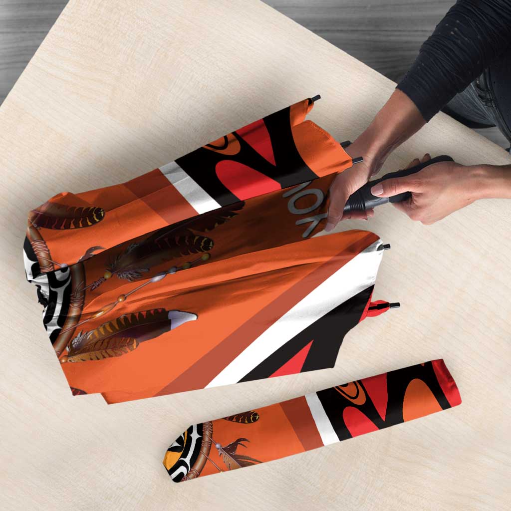 Personalized Orange Day Canada Umbrella Honouring The Children Haida Pattern - Wonder Print Shop