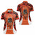 Personalized Orange Day Canada Women Polo Shirt Honouring The Children Haida Pattern - Wonder Print Shop
