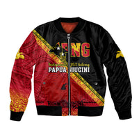 Papua New Guinea Bomber Jacket Independen Stet bilong Papua Niugini Unique Version - Wonder Print Shop