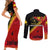 Papua New Guinea Couples Matching Short Sleeve Bodycon Dress and Long Sleeve Button Shirts Independen Stet bilong Papua Niugini Unique Version - Wonder Print Shop