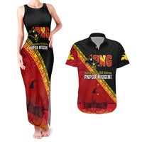 Papua New Guinea Couples Matching Tank Maxi Dress and Hawaiian Shirt Independen Stet bilong Papua Niugini Unique Version - Wonder Print Shop