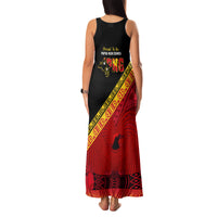 Papua New Guinea Family Matching Tank Maxi Dress and Hawaiian Shirt Independen Stet bilong Papua Niugini Unique Version - Wonder Print Shop