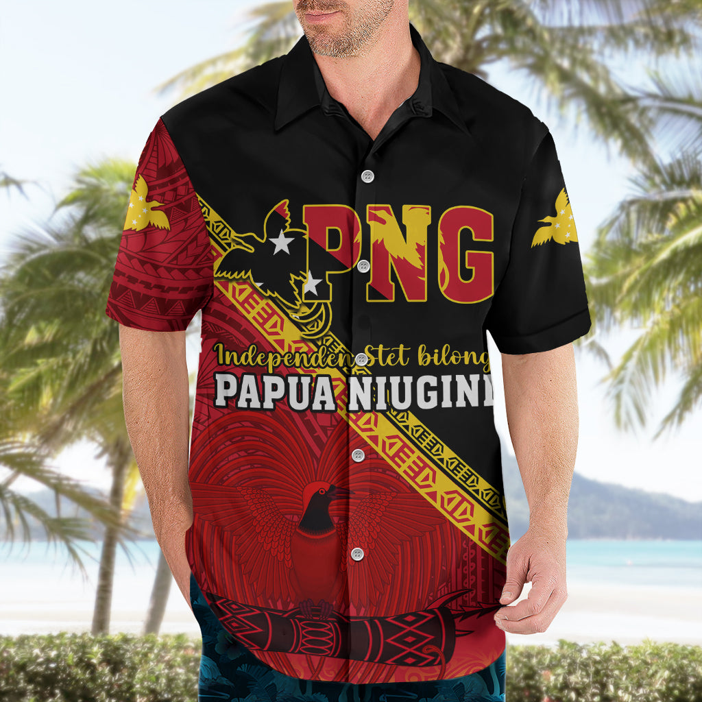 Papua New Guinea Hawaiian Shirt Independen Stet bilong Papua Niugini Unique Version - Wonder Print Shop