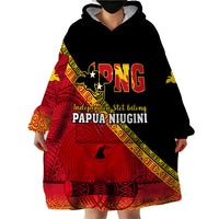 Papua New Guinea Wearable Blanket Hoodie Independen Stet bilong Papua Niugini Unique Version - Wonder Print Shop