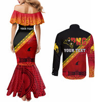 presonalised-papua-new-guinea-couples-matching-mermaid-dress-and-long-sleeve-button-shirts-independen-stet-bilong-papua-niugini-unique-version