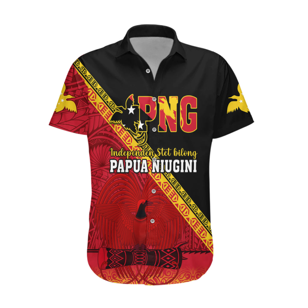 Presonalised Papua New Guinea Hawaiian Shirt Independen Stet bilong Papua Niugini Unique Version - Wonder Print Shop