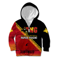 Presonalised Papua New Guinea Kid Hoodie Independen Stet bilong Papua Niugini Unique Version - Wonder Print Shop