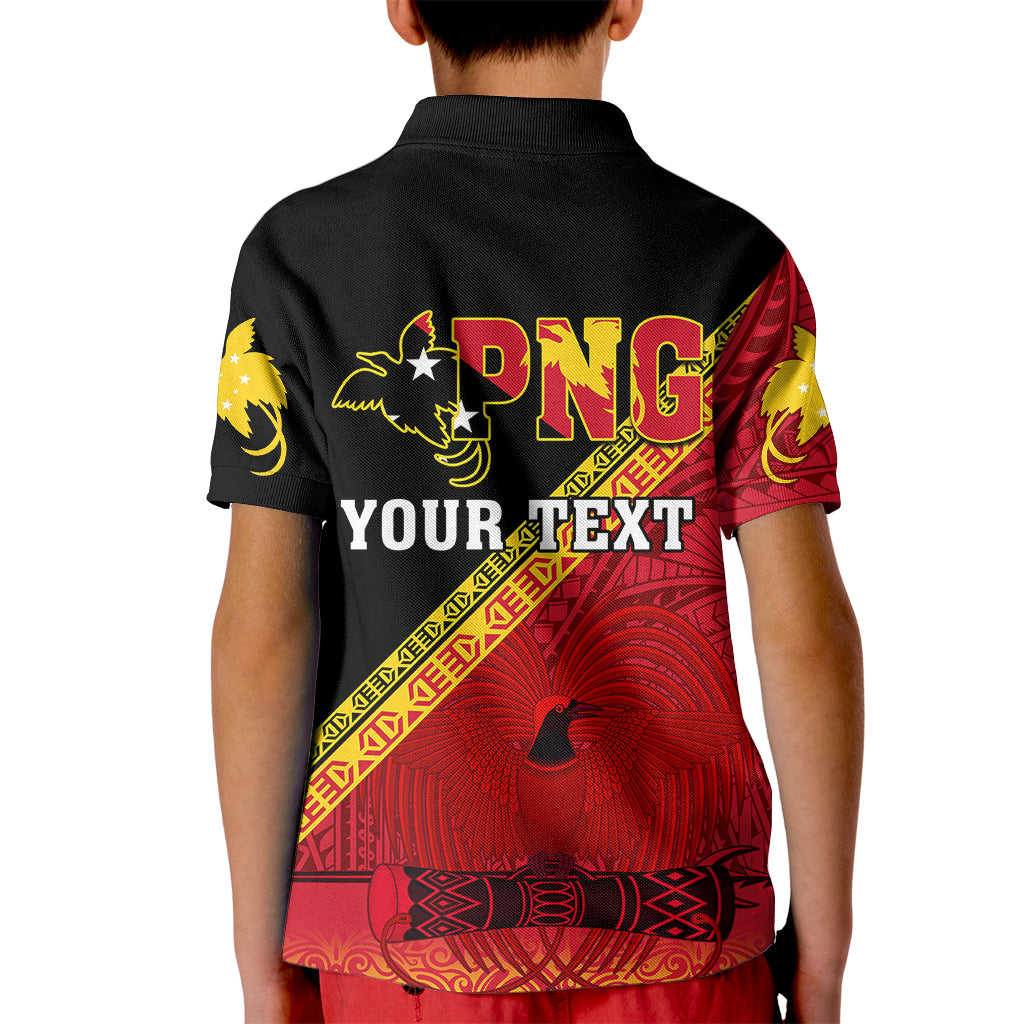Presonalised Papua New Guinea Kid Polo Shirt Independen Stet bilong Papua Niugini Unique Version - Wonder Print Shop