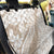 Polynesia Back Car Seat Cover Polynesian Tropical Flowers Begie Pastel Vibes - Wonder Print Shop