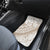 Polynesia Car Mats Polynesian Tropical Flowers Begie Pastel Vibes - Wonder Print Shop