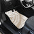 Polynesia Car Mats Polynesian Tropical Flowers Begie Pastel Vibes - Wonder Print Shop