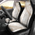 Polynesia Car Seat Cover Polynesian Tropical Flowers Begie Pastel Vibes - Wonder Print Shop