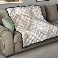 Polynesia Quilt Polynesian Tropical Flowers Begie Pastel Vibes - Wonder Print Shop