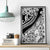 Polynesia Canvas Wall Art Polynesian Tropical Flowers Black Pastel Vibes - Wonder Print Shop
