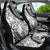 Polynesia Car Seat Cover Polynesian Tropical Flowers Black Pastel Vibes - Wonder Print Shop
