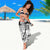 Polynesia Sarong Polynesian Tropical Flowers Black Pastel Vibes - Wonder Print Shop