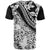 Polynesia T Shirt Polynesian Tropical Flowers Black Pastel Vibes - Wonder Print Shop