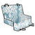 Polynesia Back Car Seat Cover Polynesian Tropical Flowers Blue Pastel Vibes - Wonder Print Shop