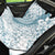 Polynesia Back Car Seat Cover Polynesian Tropical Flowers Blue Pastel Vibes - Wonder Print Shop
