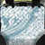Polynesia Back Car Seat Cover Polynesian Tropical Flowers Blue Pastel Vibes - Wonder Print Shop