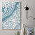 Polynesia Canvas Wall Art Polynesian Tropical Flowers Blue Pastel Vibes - Wonder Print Shop