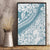 Polynesia Canvas Wall Art Polynesian Tropical Flowers Blue Pastel Vibes - Wonder Print Shop