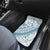Polynesia Car Mats Polynesian Tropical Flowers Blue Pastel Vibes - Wonder Print Shop