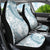 Polynesia Car Seat Cover Polynesian Tropical Flowers Blue Pastel Vibes - Wonder Print Shop