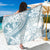 Polynesia Sarong Polynesian Tropical Flowers Blue Pastel Vibes - Wonder Print Shop