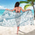 Polynesia Sarong Polynesian Tropical Flowers Blue Pastel Vibes - Wonder Print Shop