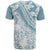Polynesia T Shirt Polynesian Tropical Flowers Blue Pastel Vibes - Wonder Print Shop
