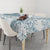 Polynesia Tablecloth Polynesian Tropical Flowers Blue Pastel Vibes - Wonder Print Shop