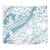 Polynesia Tapestry Polynesian Tropical Flowers Blue Pastel Vibes - Wonder Print Shop
