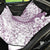 Polynesia Back Car Seat Cover Polynesian Tropical Flowers Purple Pastel Vibes - Wonder Print Shop