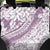 Polynesia Back Car Seat Cover Polynesian Tropical Flowers Purple Pastel Vibes - Wonder Print Shop
