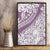 Polynesia Canvas Wall Art Polynesian Tropical Flowers Purple Pastel Vibes - Wonder Print Shop