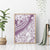 Polynesia Canvas Wall Art Polynesian Tropical Flowers Purple Pastel Vibes - Wonder Print Shop