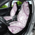 Polynesia Car Seat Cover Polynesian Tropical Flowers Purple Pastel Vibes - Wonder Print Shop