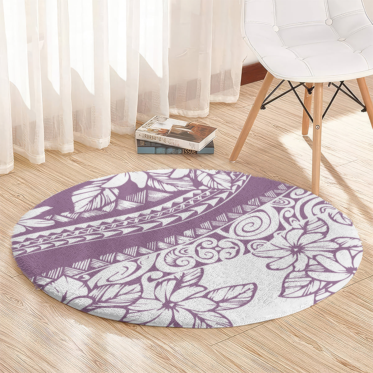 polynesia-round-carpet-polynesian-tropical-flowers-purple-pastel-vibes