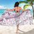 Polynesia Sarong Polynesian Tropical Flowers Purple Pastel Vibes - Wonder Print Shop