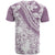 Polynesia T Shirt Polynesian Tropical Flowers Purple Pastel Vibes - Wonder Print Shop